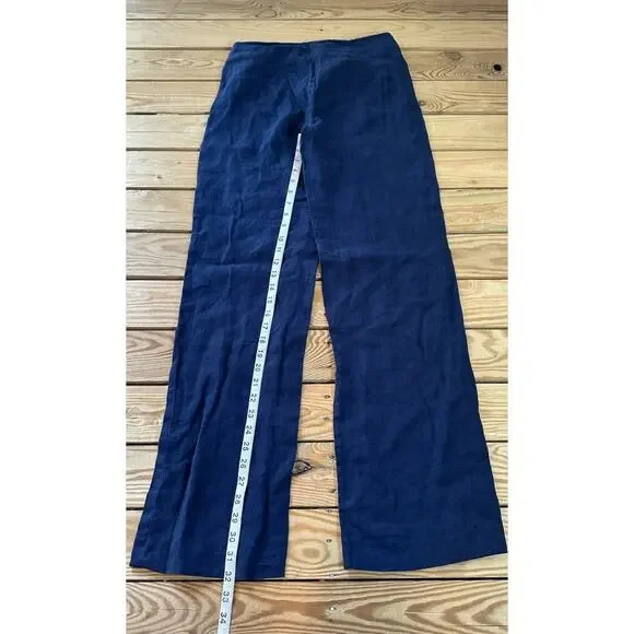 NWT L’Agence Dee Sailor Dress Pants Size 25 Women’s Navy - Picture 9 of 10